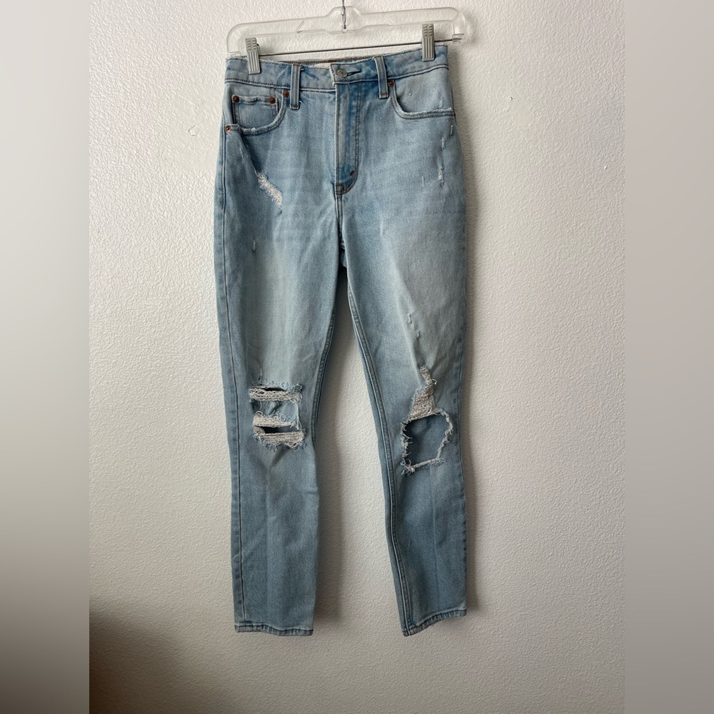 Abercrombie & Fitch The Skinny High Rise Sz 25/0 R Women’s Jeans Curve Love